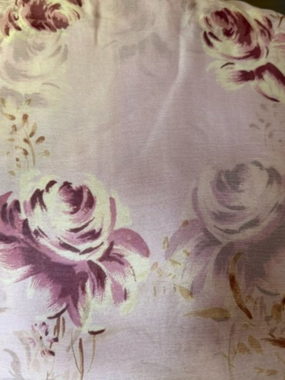 Floral Purple Chiffon Saree